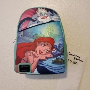 Ariel and Ursula Loungefly mini backpack - BNWT